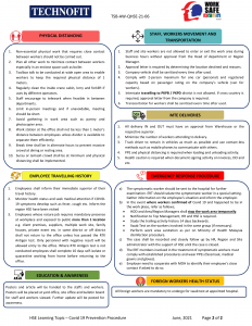 HSE Awareness June 2021 (COVID 19 Prenvention Procedure TSB-AW-QHSE-21-0...-2